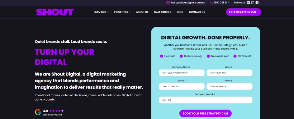 Shout Digital DM AUS