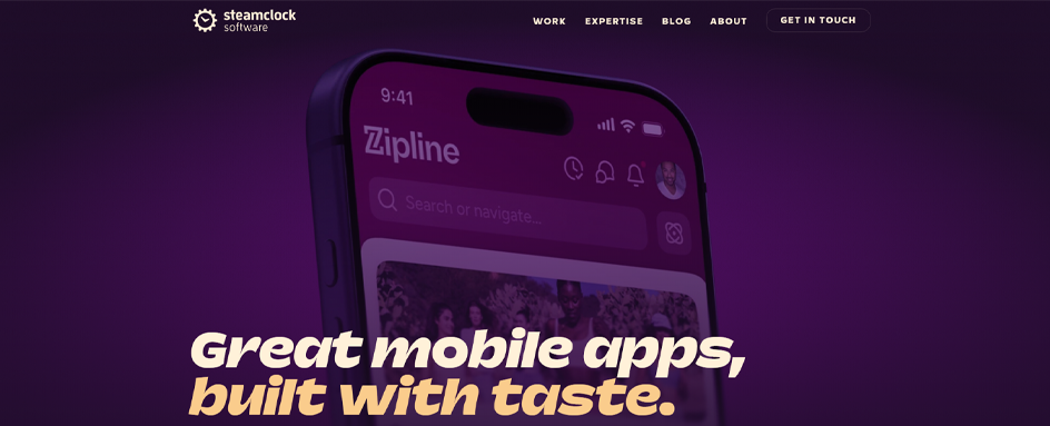 Steamclock Software Mobile app