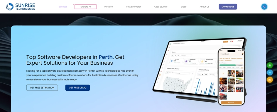 Sunrise Technologies - Software Development AUS
