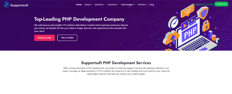 SupportSoft Technologies PHP AUS