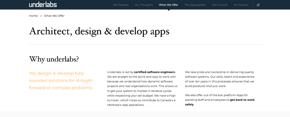 Underlabs Inc Mobile app