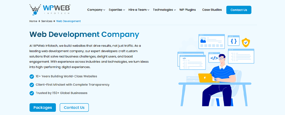 WPWeb Infotech Web Dev UAE