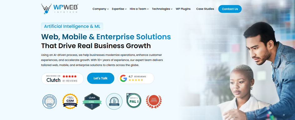 WPWeb Infotech software dev