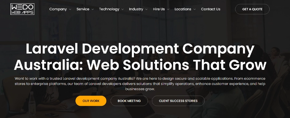 WeDoWebApps Laravel AUS