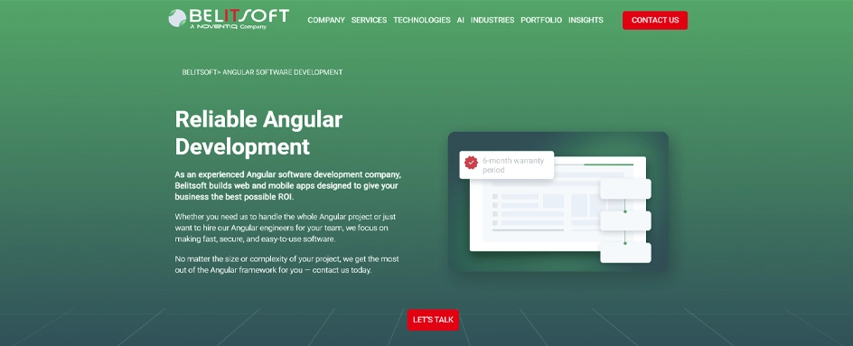 Belitsoft Angular