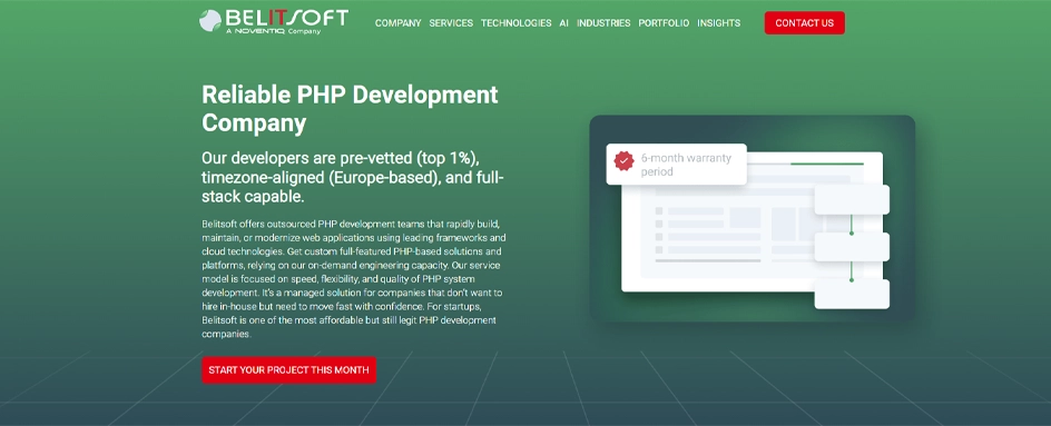 Belitsoft - PHP Development