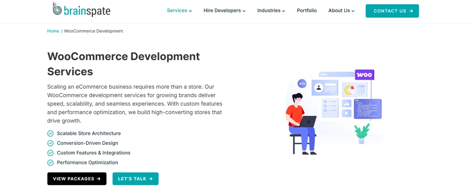 BrainSpate - Woocommerce Development companies