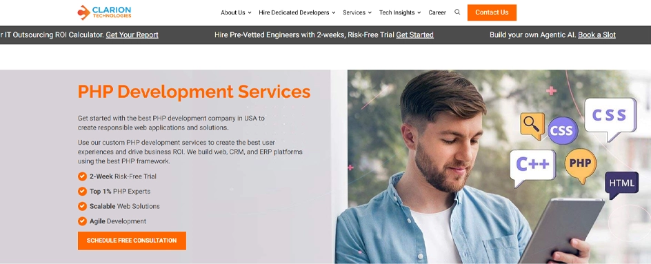 Clarion Technologies - PHP Development