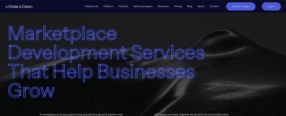 Code & Care Marketplace