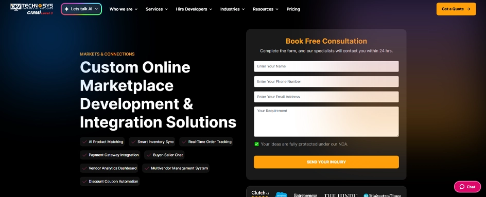 Dev Technosys Marketplace