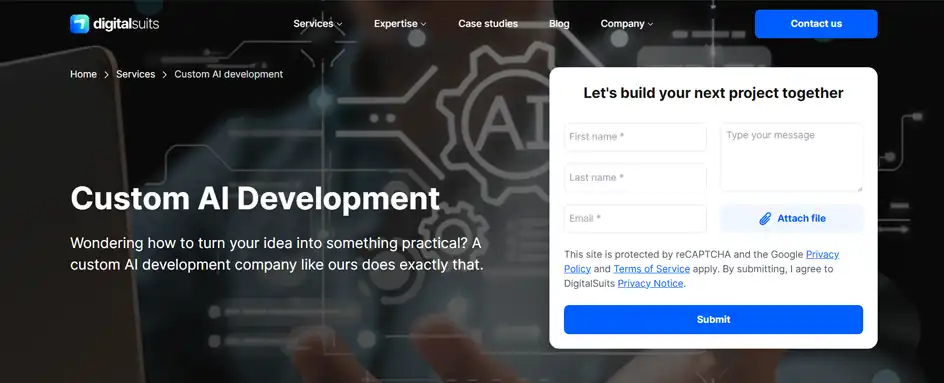Digital Suits - Ai Development UK