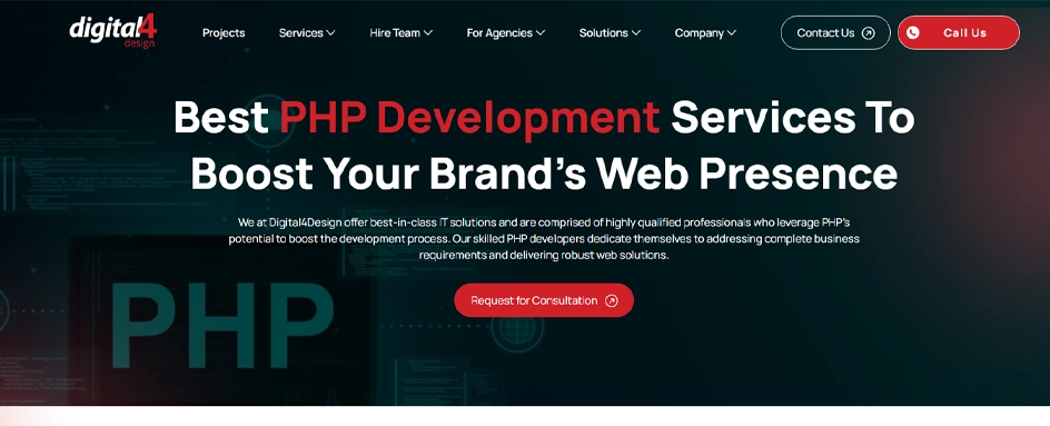 Digital4Design - PHP Development