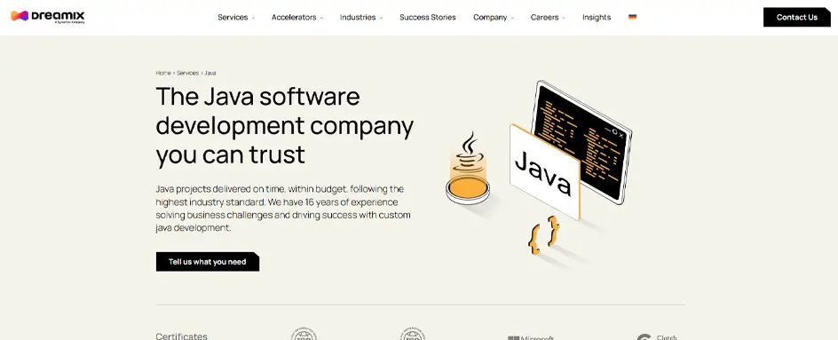 Dreamix- Java Development