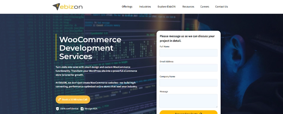 Ebizon Digital - Woocommerce Development companies