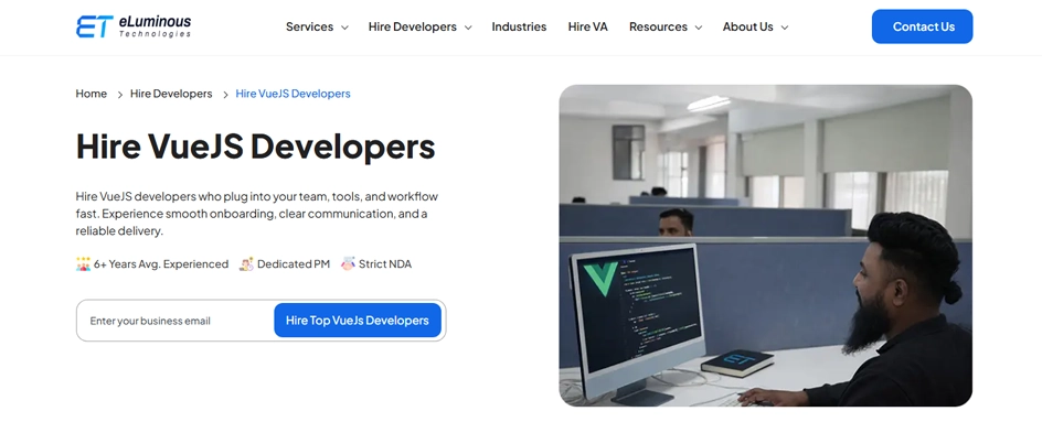 Eluminous technologies Vue Global