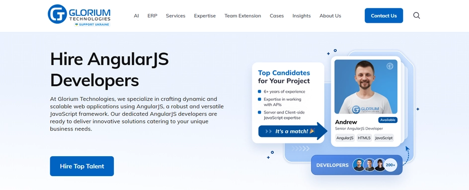 Glorium Technologies Angular