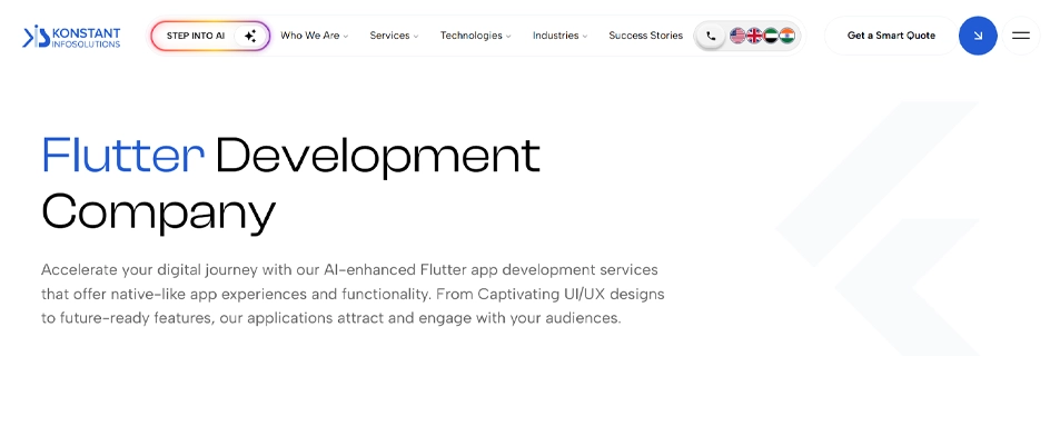 Konstantinfo - Flutter App Development