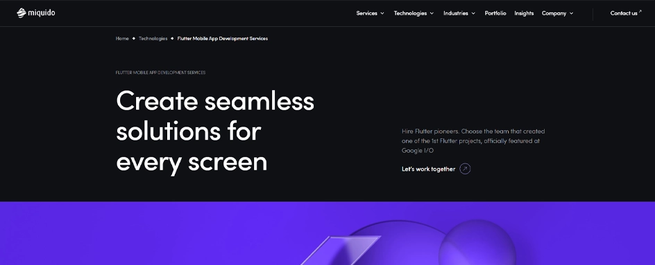 Miquido - Flutter App Development