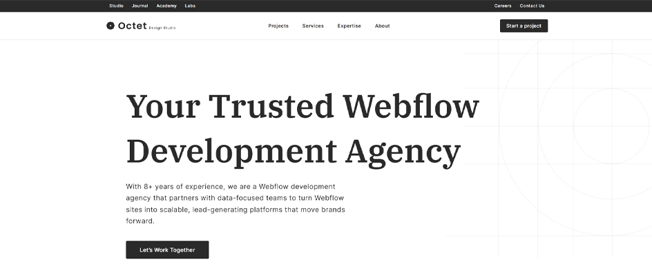 Octet Design Studio Webflow