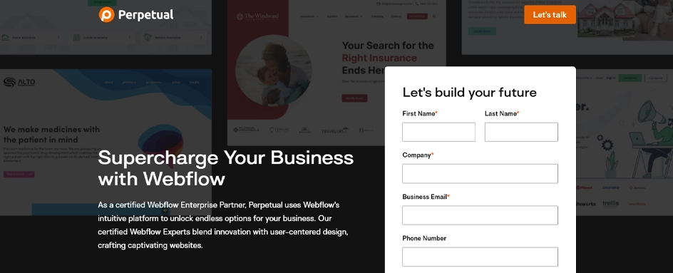 Perpetualny Webflow