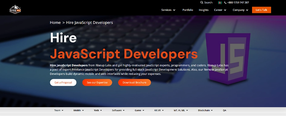 Riseup Labs javascript