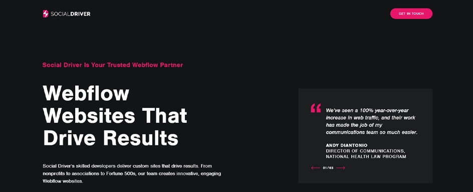 Socialdriver Webflow