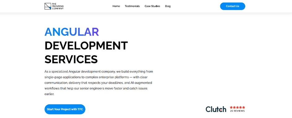 The FrontEnd Company angular