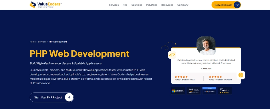 Valuecoders - PHP development