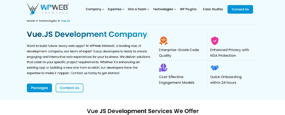 WPWeb Infotech Vue Global