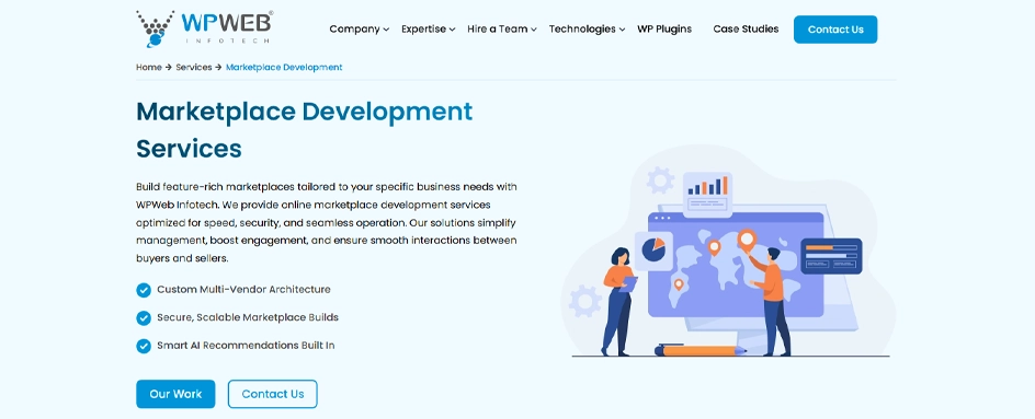 WPWeb Infotech marketplace
