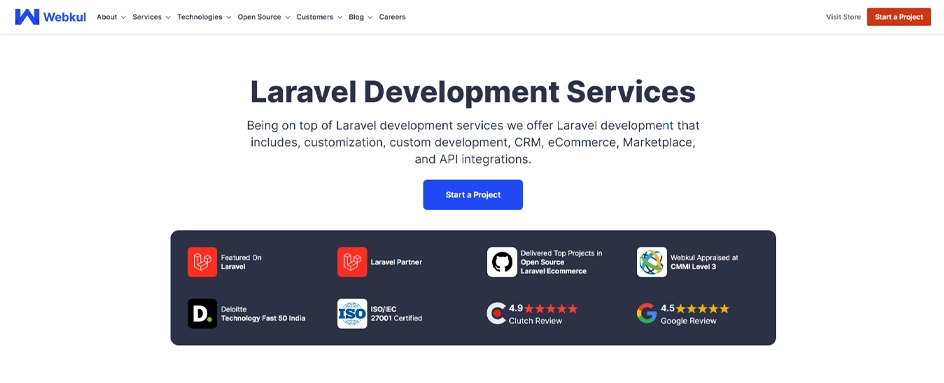 Webkul - Laravel development