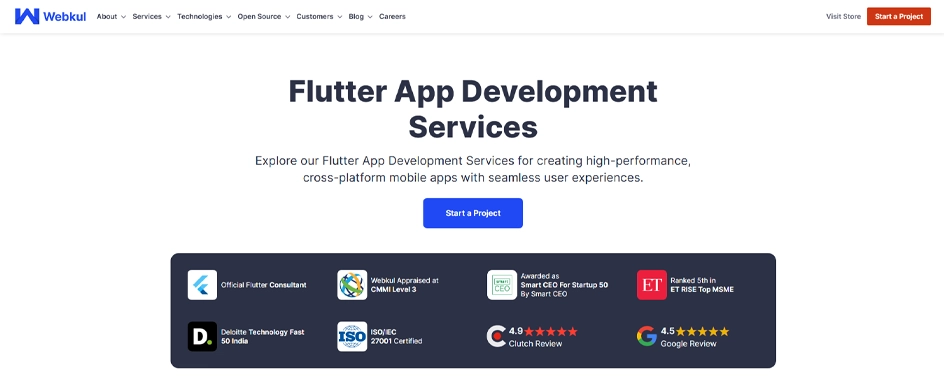Webkul - Flutter App Development