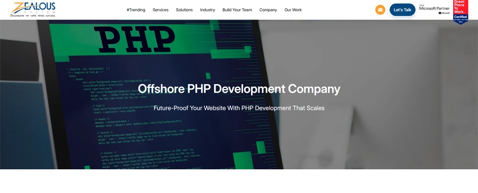 Zealous System - PHP Development