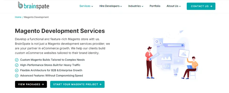 Brainspate magento