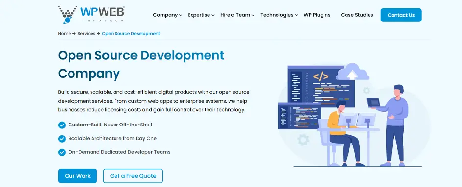 WPWeb Infotech - Open Source Development Companies