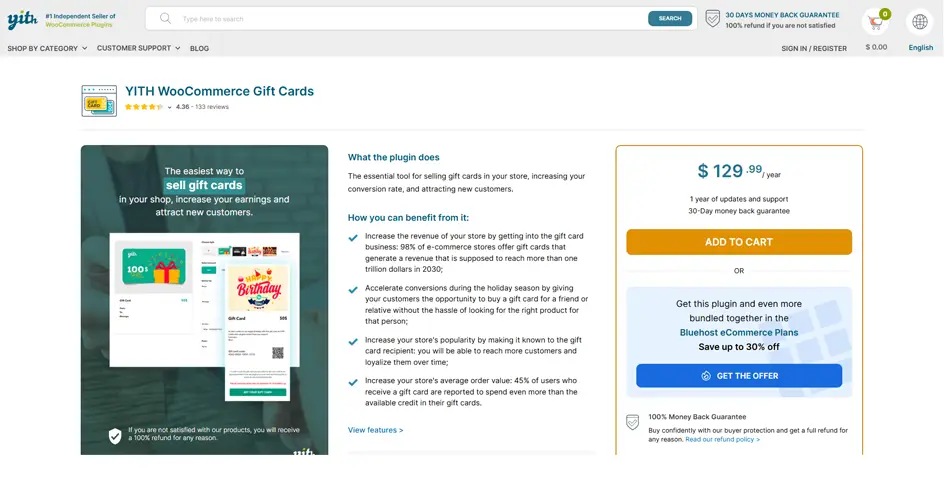 YITH WooCommerce Gift Cards