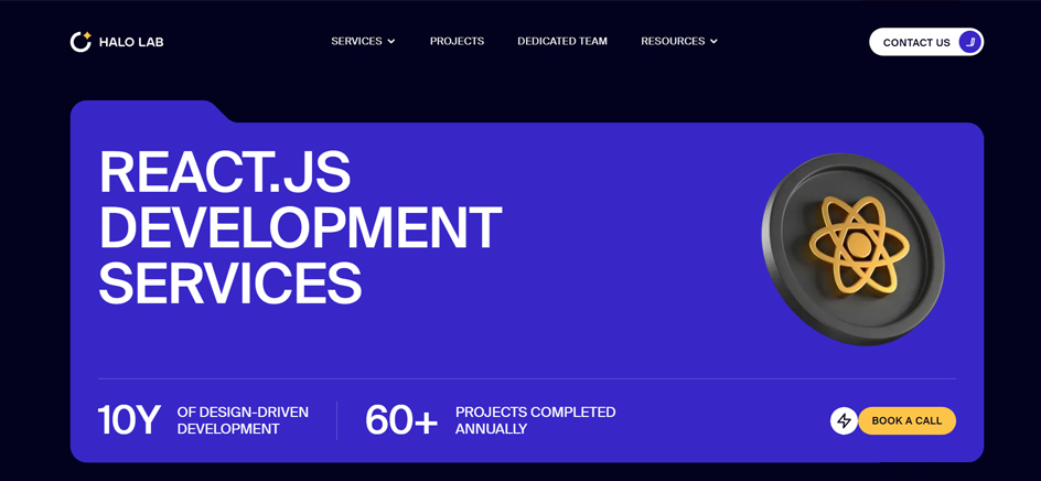 Halo-Lab - ReactJs UK