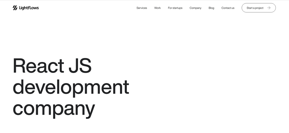 Light-Flows - ReactJS UK