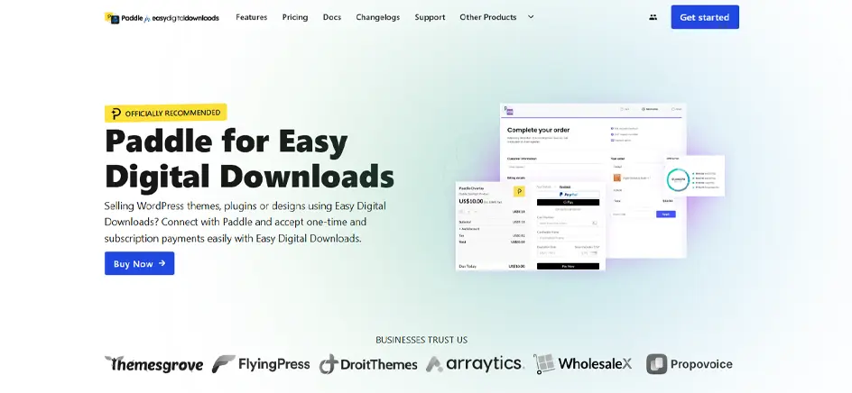 Paddle for Easy Digital Downloads