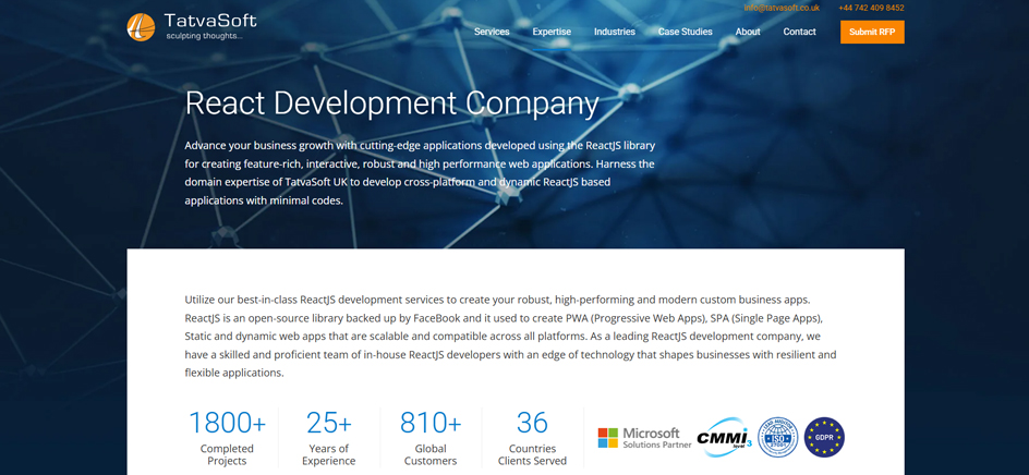TatvaSoft - ReactJS UK