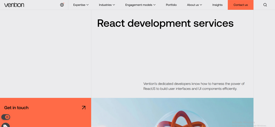Vention - Reactjs UK